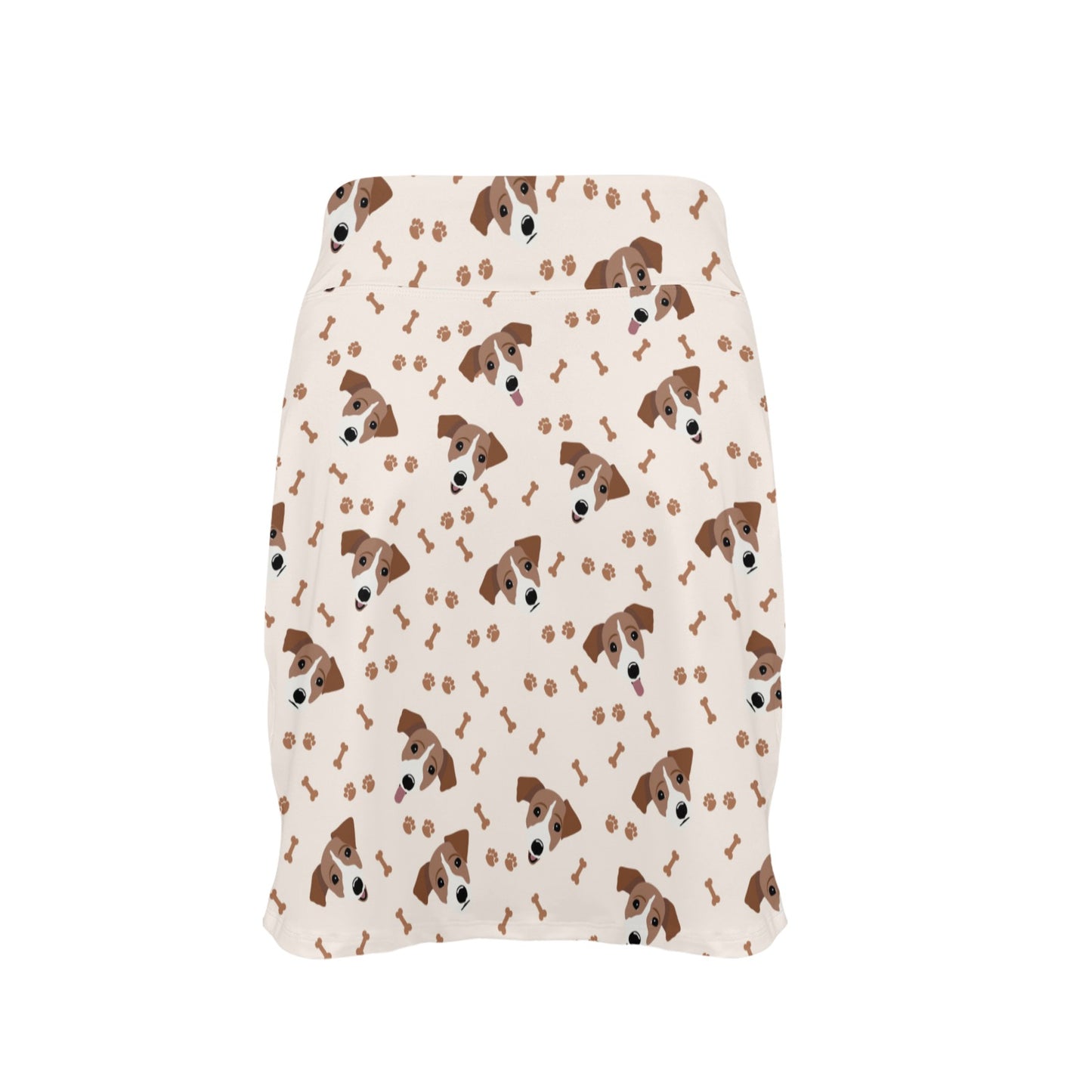Russell Terriers Paw Print Design LKS303 17" Golf & Pickleball Skort with Pockets
