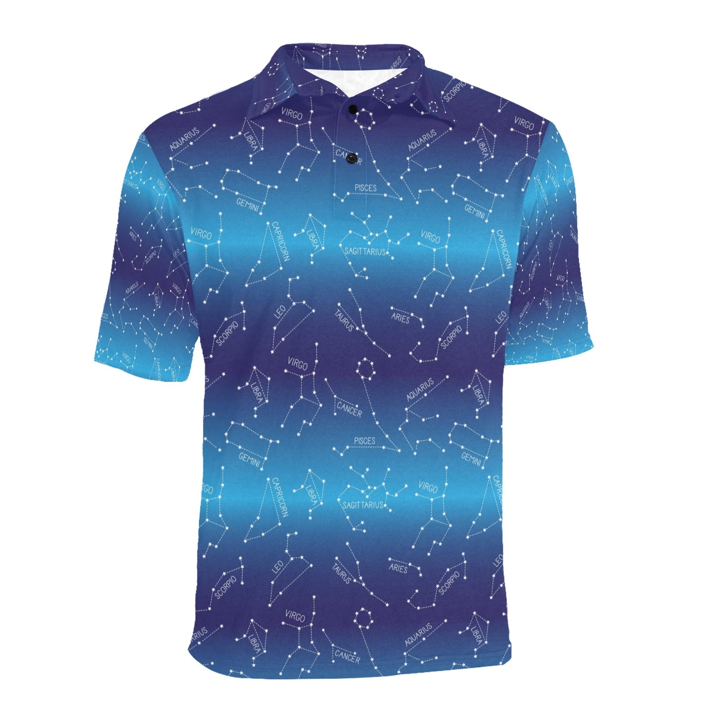 Virgo Print Design LKS302 Men Polo Shirt