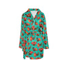 Thanksgiving Print Design LKS307 Women's Fleece Robe