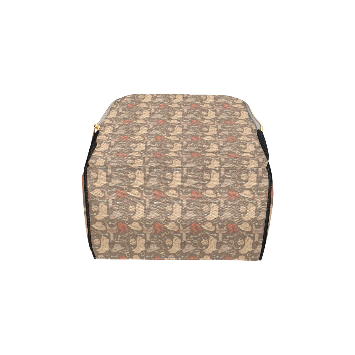 Cowboy Pattern Print Design 02 Diaper Bag Backpack