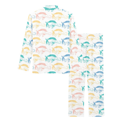 Armadillo Pattern Print Design 05 Women's Long Pajama Set