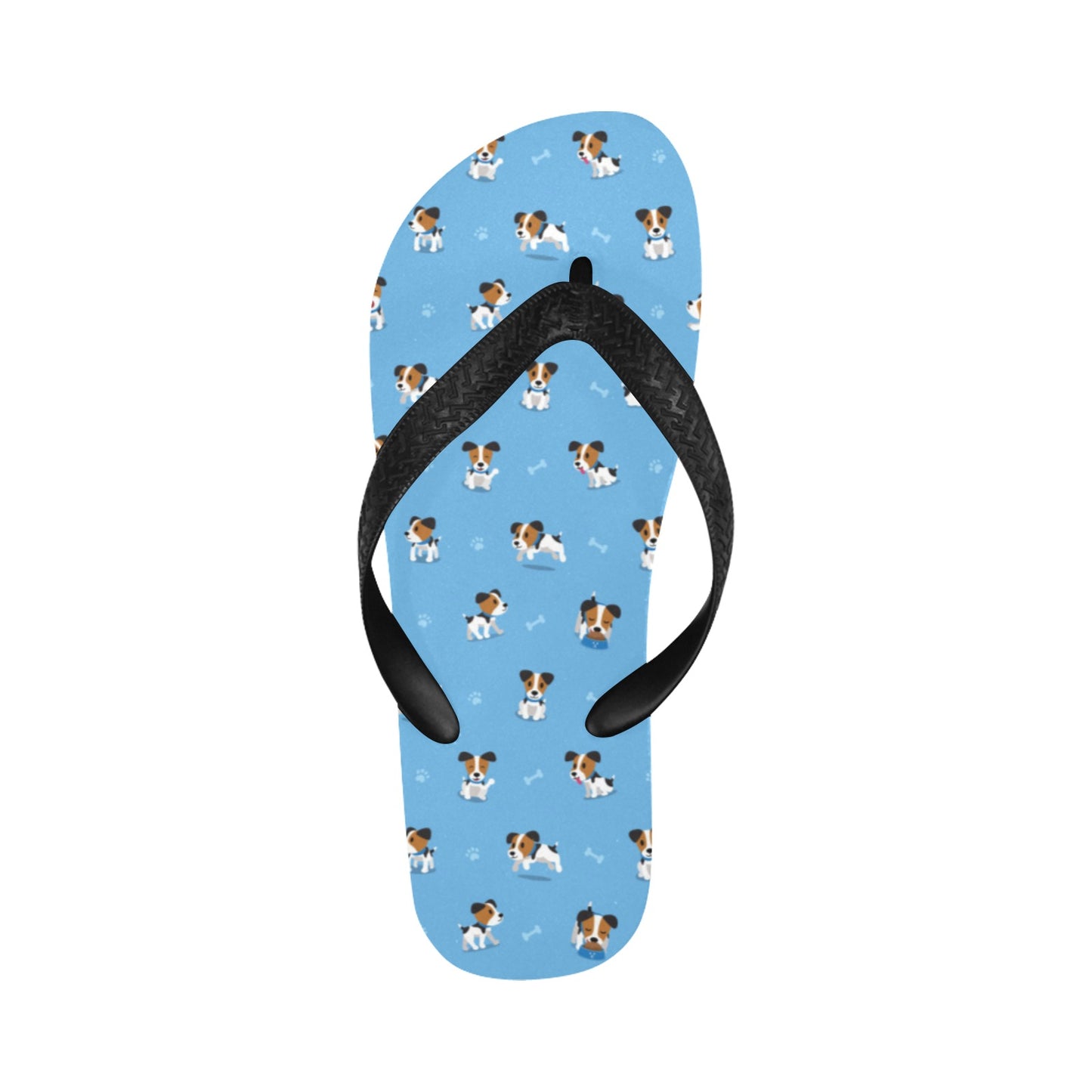 Russell Terriers Print Design LKS3010 Flip Flops