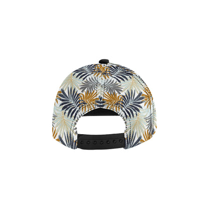 Colorful Tropical Palm Leaves Snapback Cap