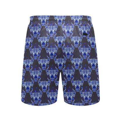 Taurus Print Design LKS302 Men's Swim Trunks Beach Shorts