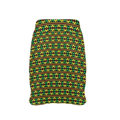 African Geometric Print Pattern 17" Golf & Pickleball Skort with Pockets