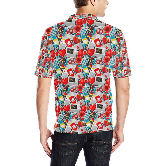 Phlebotomist Medical Themed Men Polo Shirt