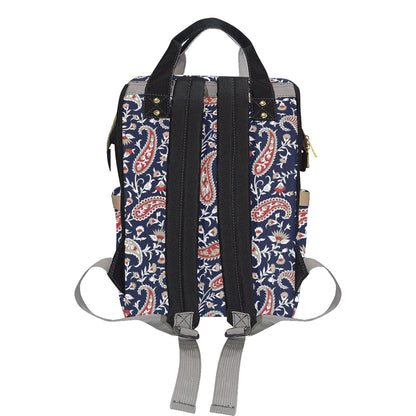 Paisley Pattern Print Design A05 Diaper Bag Backpack
