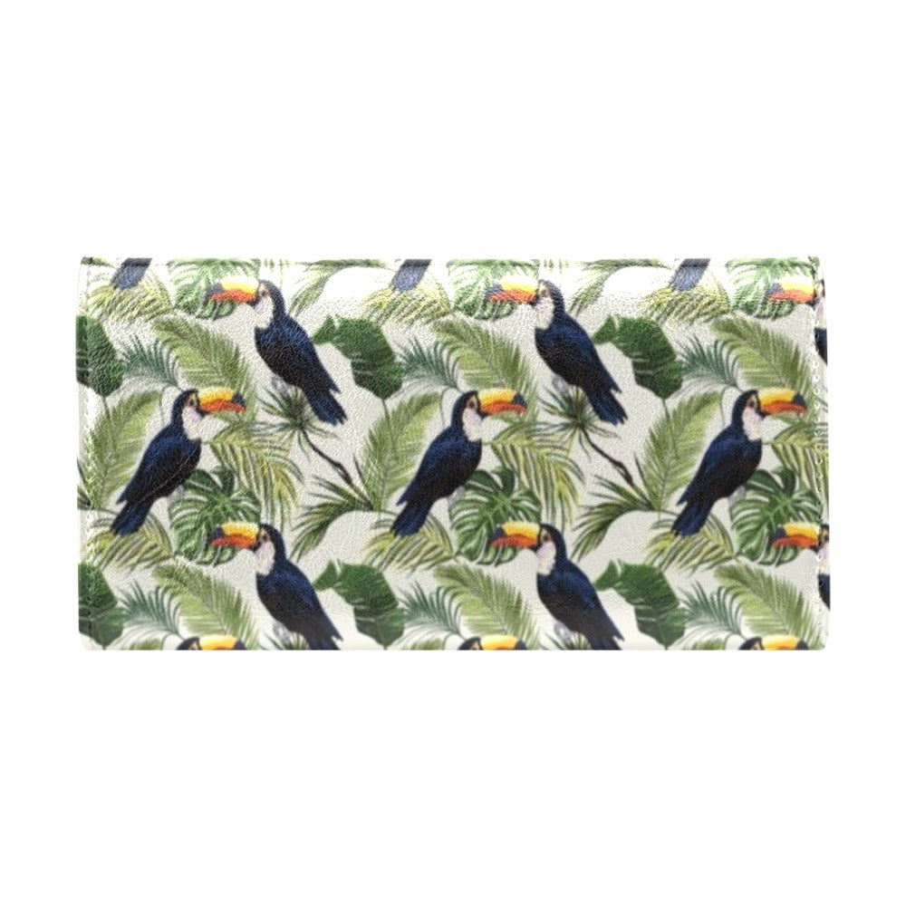 Toucan Print Design LKS308 Women's Trifold Wallet