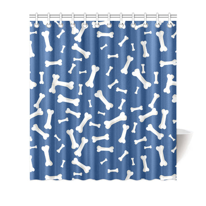 Dog Bone Pattern Print Design 03 Shower Curtain