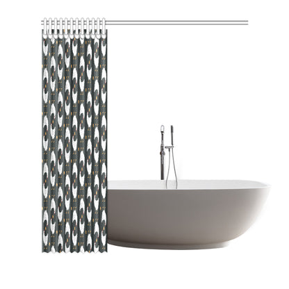 Chicken Pattern Print Design 06 Shower Curtain
