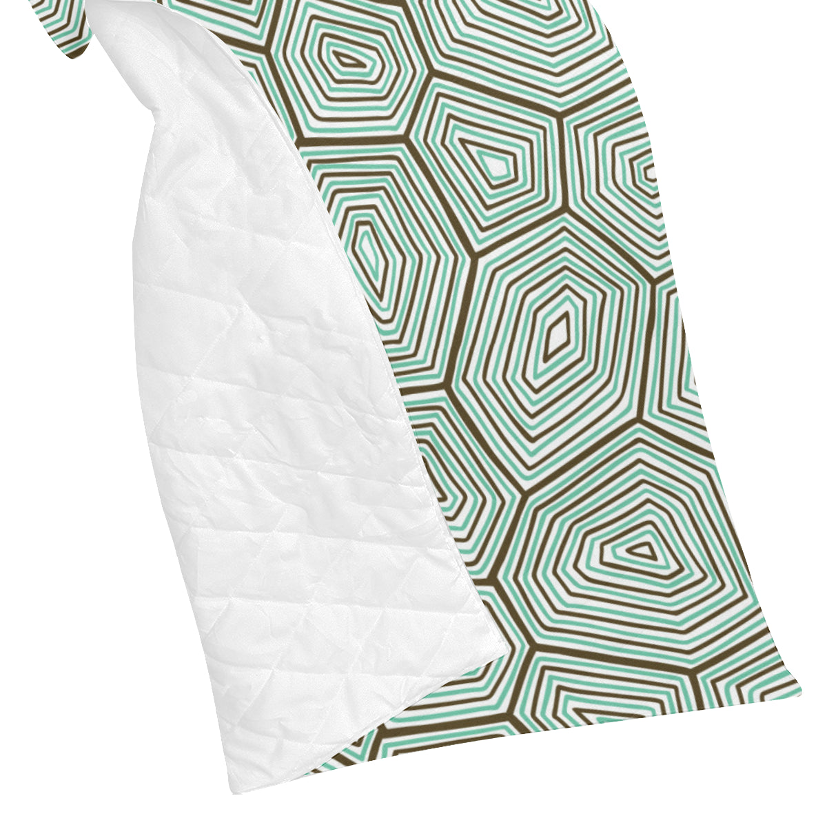 Sea Turtle Skin Print Premium Quilt