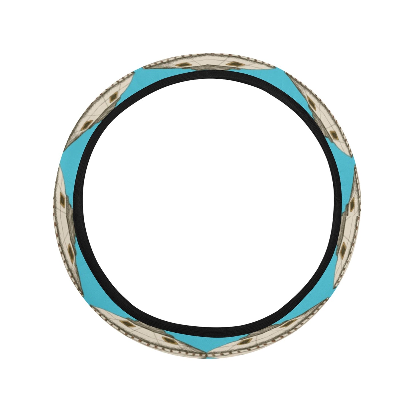 UFO Print Design LKS301 Steering Wheel Cover with Elastic Edge