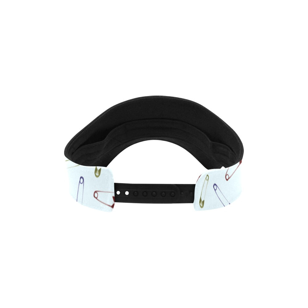 Safety Pin Print Design LKS303 Unisex Sun Visor