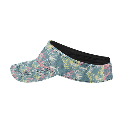 Butterfly Pattern Print Design 01 Unisex Sun Visor