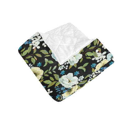 Anemone Pattern Print Design AM03 Premium Quilt