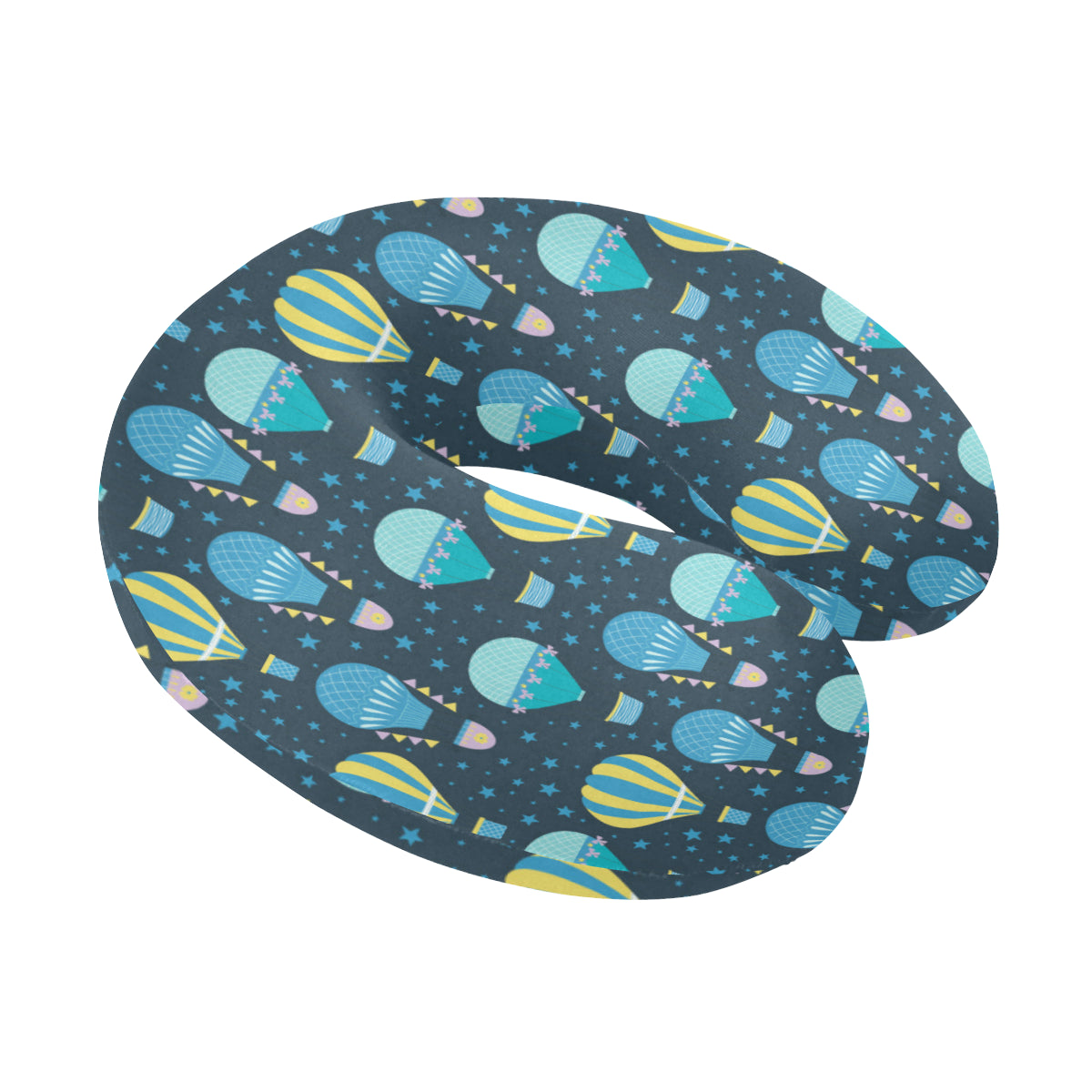 Ballon Pattern Print Design 06 U-Shaped Travel Neck Pillow
