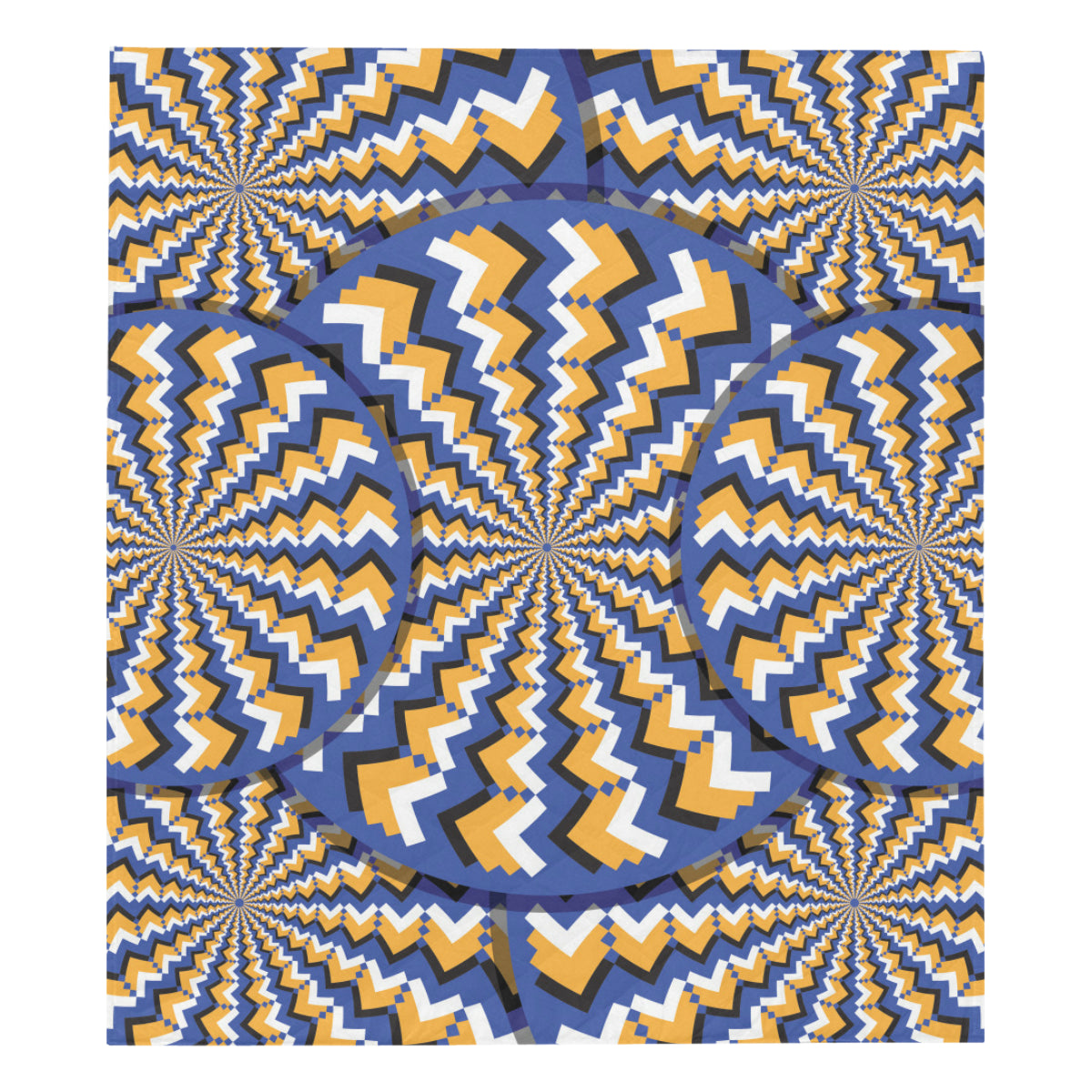 Optical illusion Pattern Print Design A01 Premium Quilt