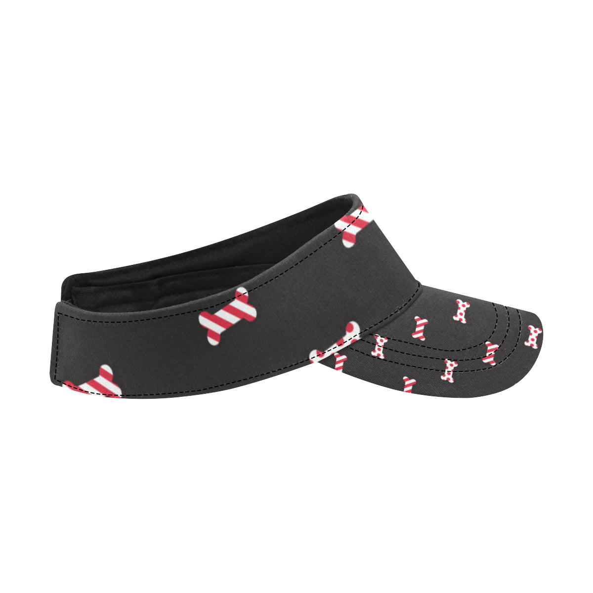Dog Bone Pattern Print Design 04 Unisex Sun Visor