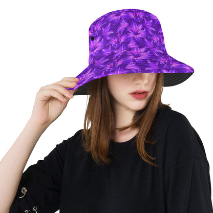 Amaryllis Pattern Print Design AL03 Unisex Bucket Hat