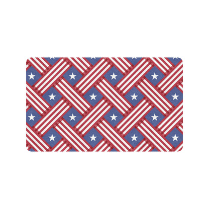 American flag Pattern Rubber Doormat