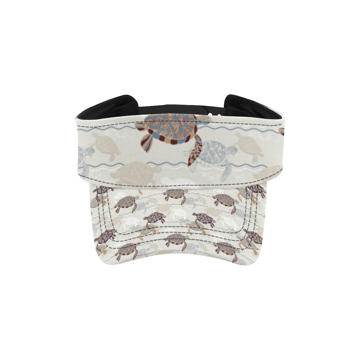 Sea Turtle Pattern Print Design T07 Unisex Sun Visor