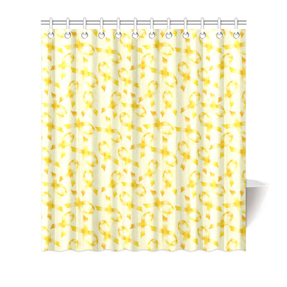 Bone cancer Pattern Print Design 01 Shower Curtain