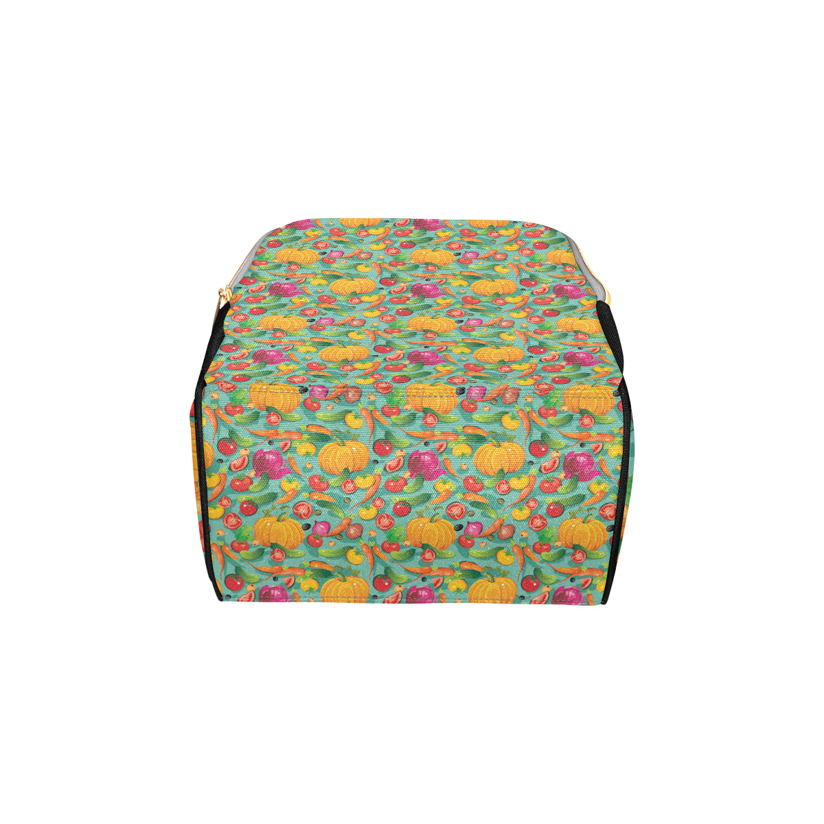Vegan Colorful Themed Design Print Diaper Bag Backpack