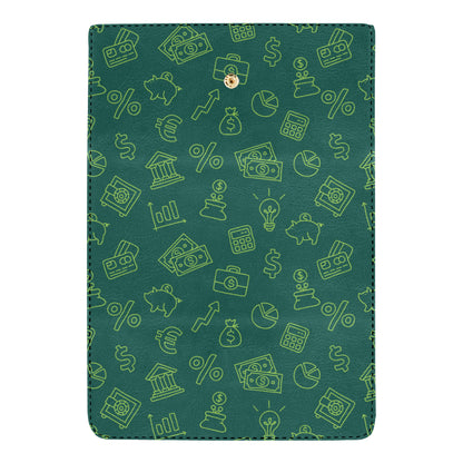 Accounting Financial Pattern Print Design 02 Women's Trifold Wallet
