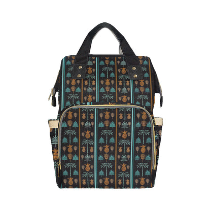 Hawaiian Themed Pattern Print Design H023 Diaper Bag Backpack