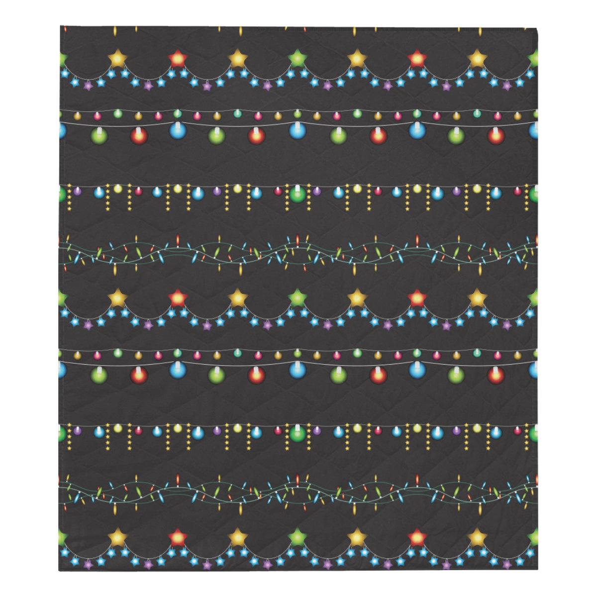 Christmas Light Pattern Print Design 01 Premium Quilt