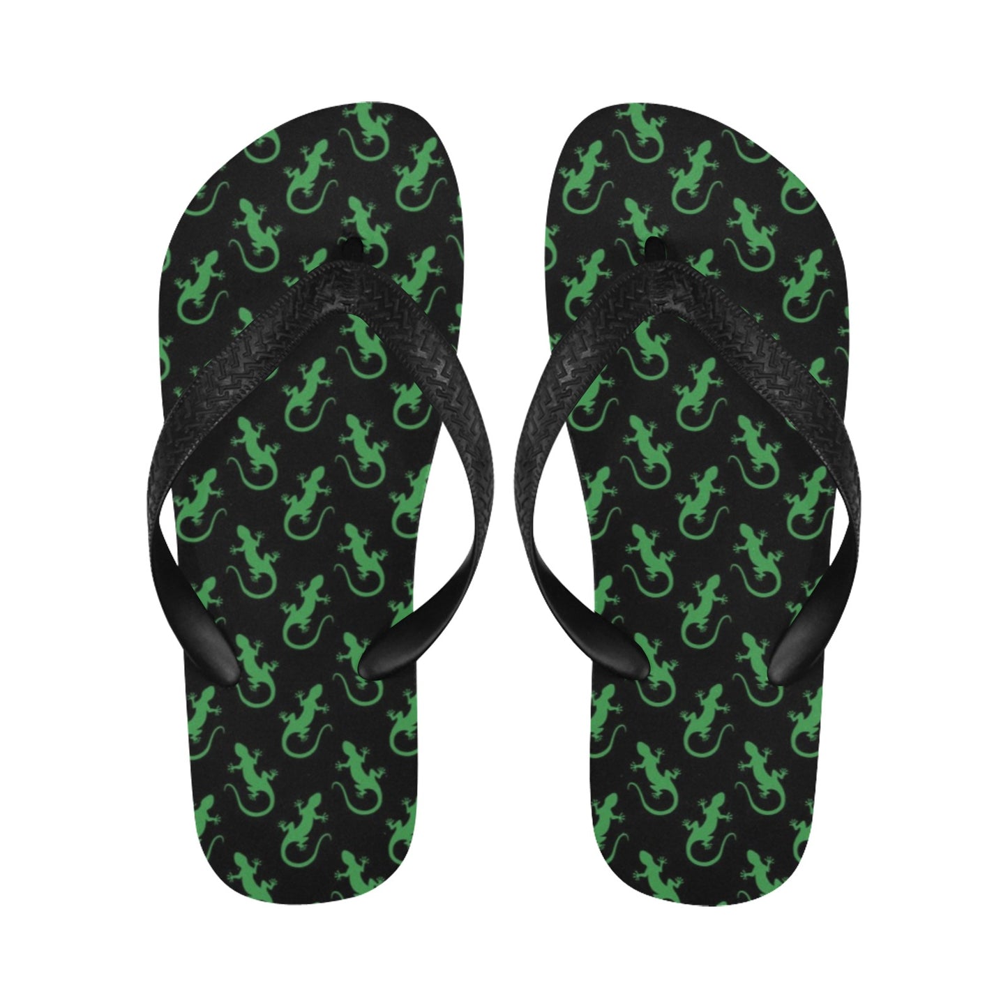 lizard Print Design LKS401 Flip Flops