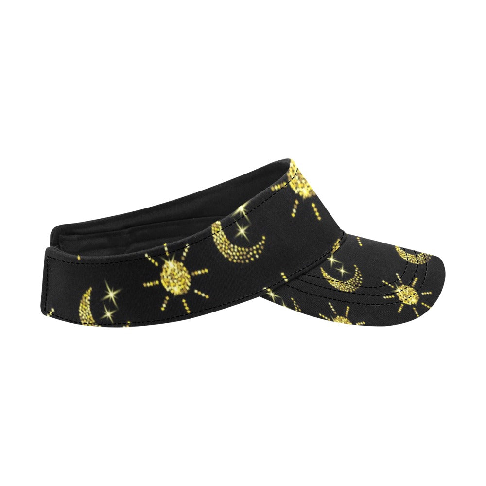Sun Moon Print Design LKS304 Unisex Sun Visor