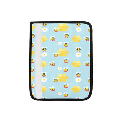 Bee Cute Print Design LKS304 Car Seat Belt Cover