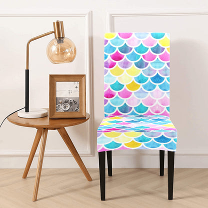 Scales Print Design LKS402 Dining Chair Slipcover