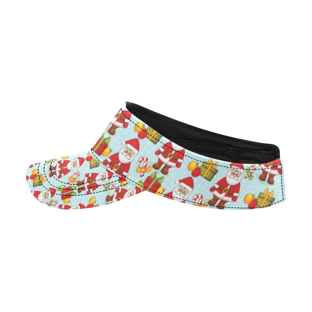 Santa Christmas Themed Print Design LKS303 Unisex Sun Visor
