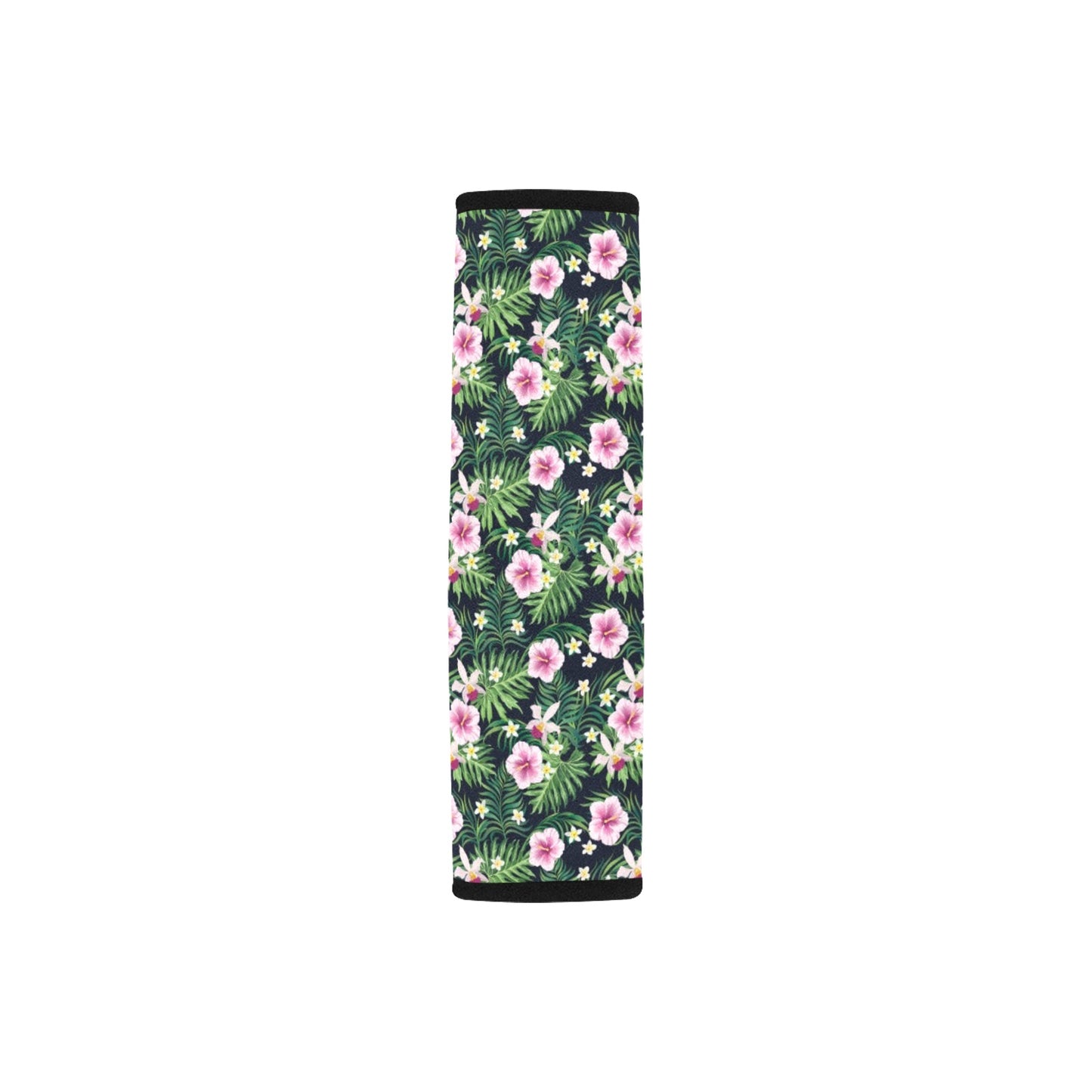 Hibiscus Tropical Print Design LKS309 Car Seat Belt Cover