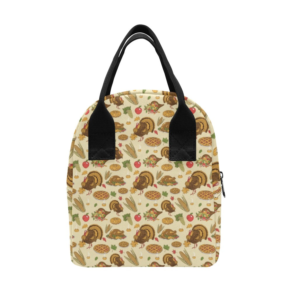 Thanksgiving Print Design LKS302 Insulated Lunch Bag