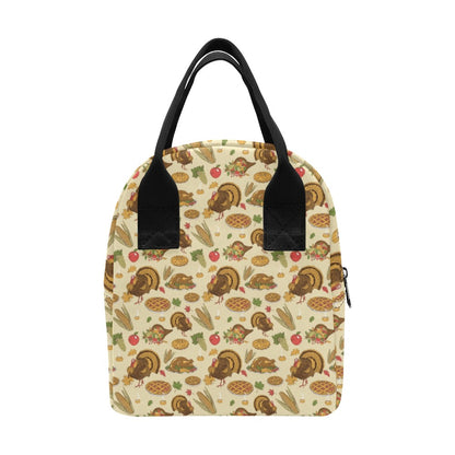 Thanksgiving Print Design LKS302 Insulated Lunch Bag