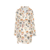 Shiba Inu Print Design LKS3010 Women's Fleece Robe