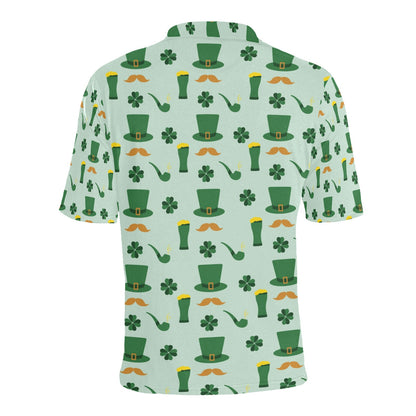 St Patricks Day Print Design LKS304 Men Polo Shirt