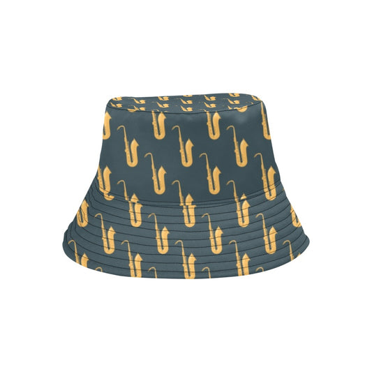 Saxophone Print Design LKS401 Unisex Bucket Hat
