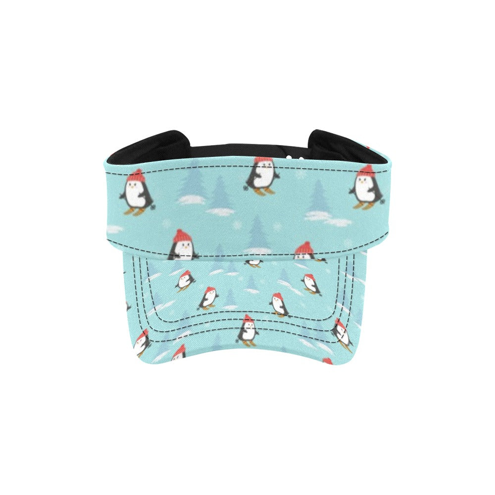 Ski Penguin Print Design LKS304 Unisex Sun Visor