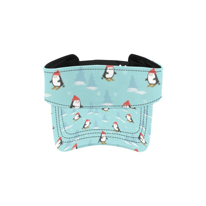 Ski Penguin Print Design LKS304 Unisex Sun Visor