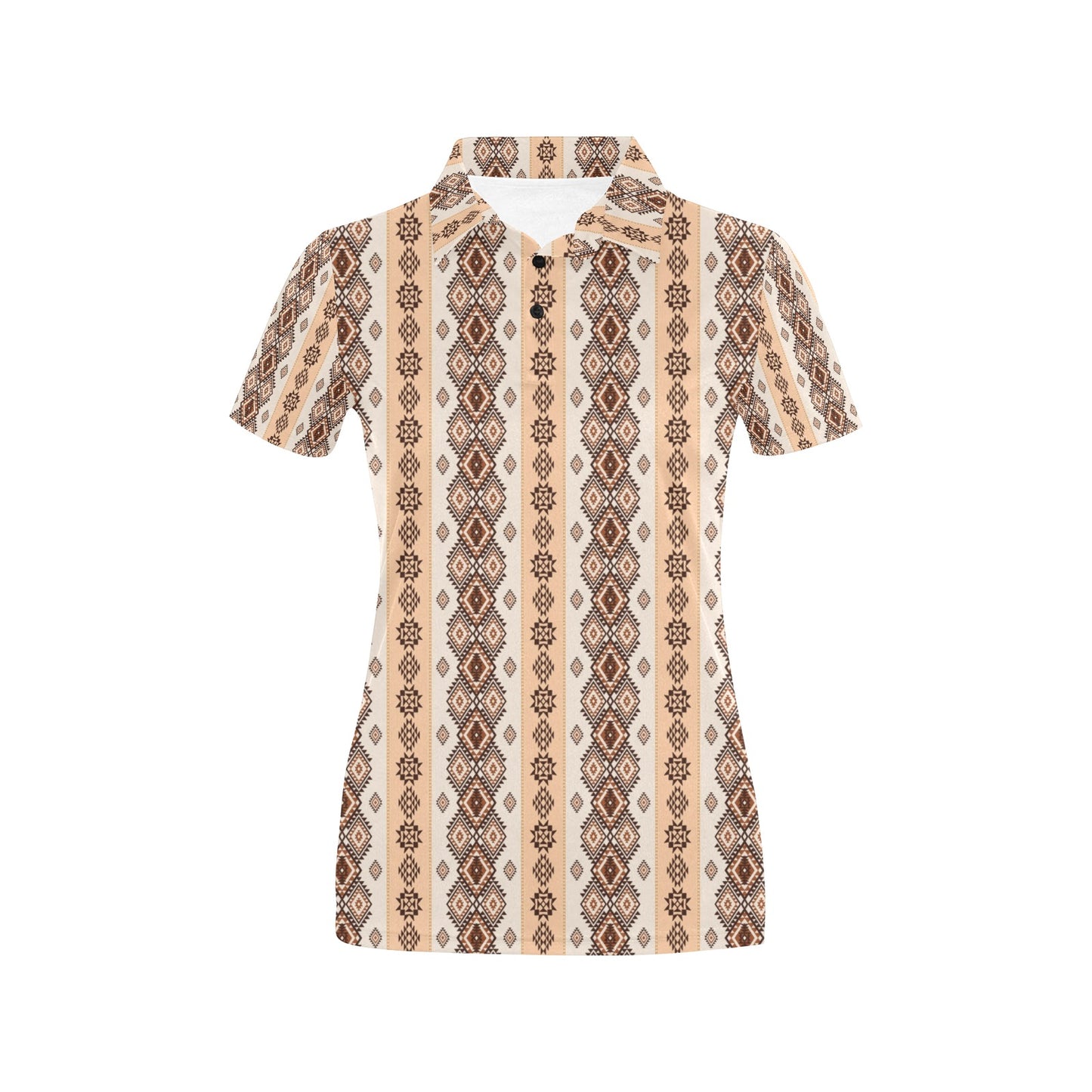 Native Classic Pattern Print Women's Polo Shirt