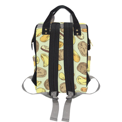 Potato Pattern Print Design A03 Diaper Bag Backpack