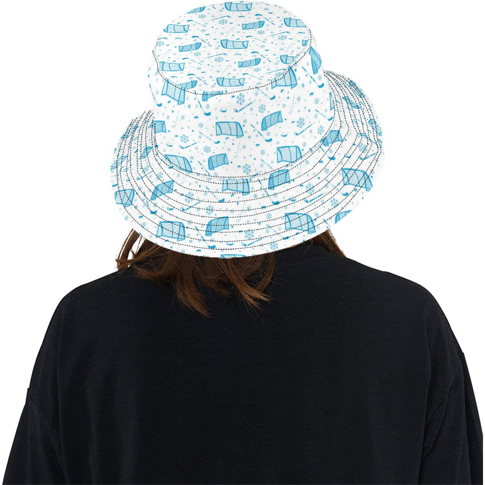 Hockey Print Design LKS303 Unisex Bucket Hat