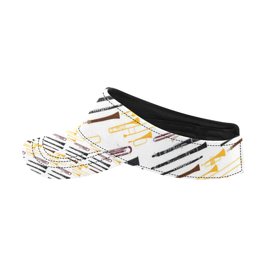 Clarinet Pattern Print Design 01 Unisex Sun Visor