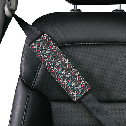 Sewing Equipment Print Design LKS305 Car Seat Belt Cover