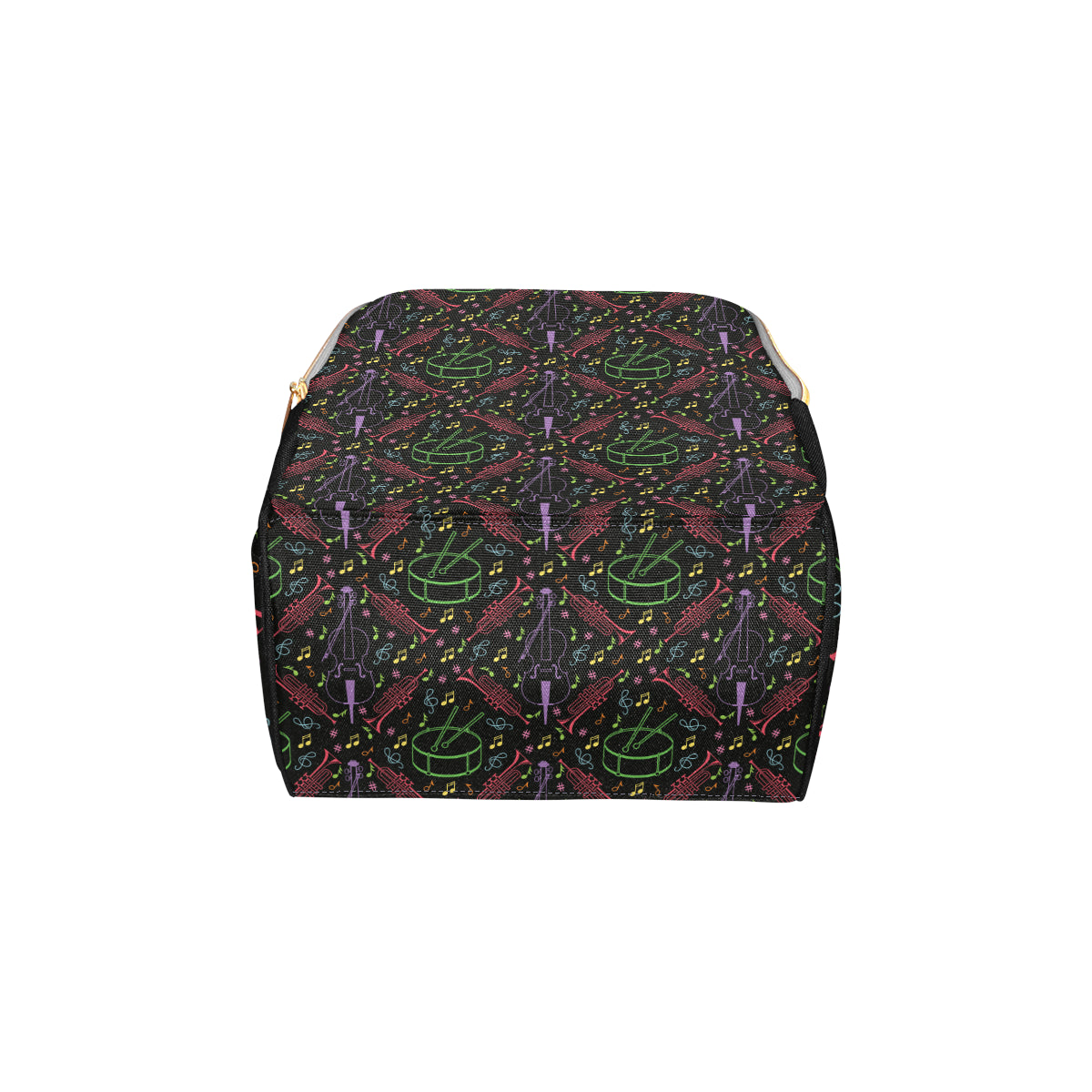 Cello Neon Pattern Print Design 02 Diaper Bag Backpack