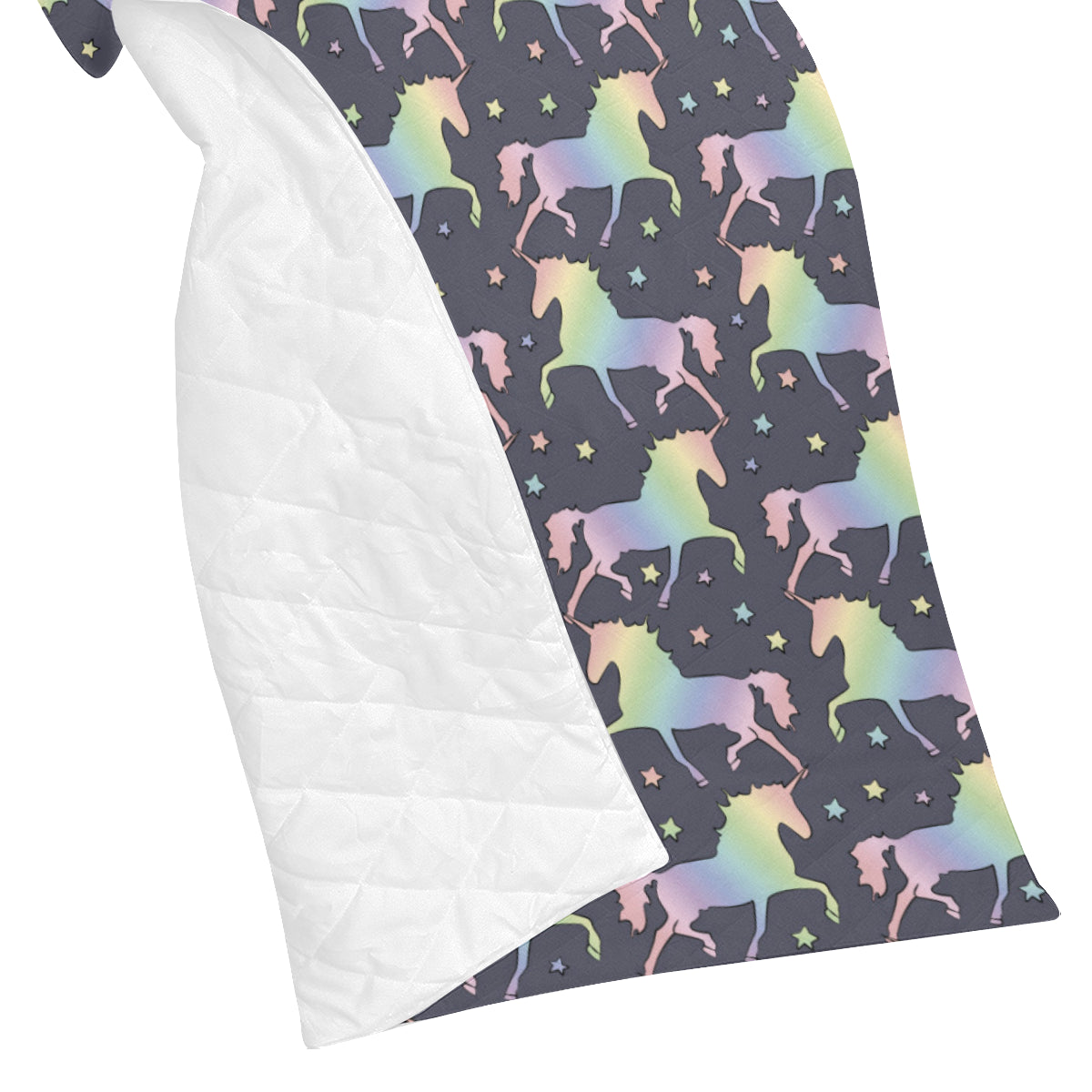 Rainbow Pattern Print Design A05 Premium Quilt